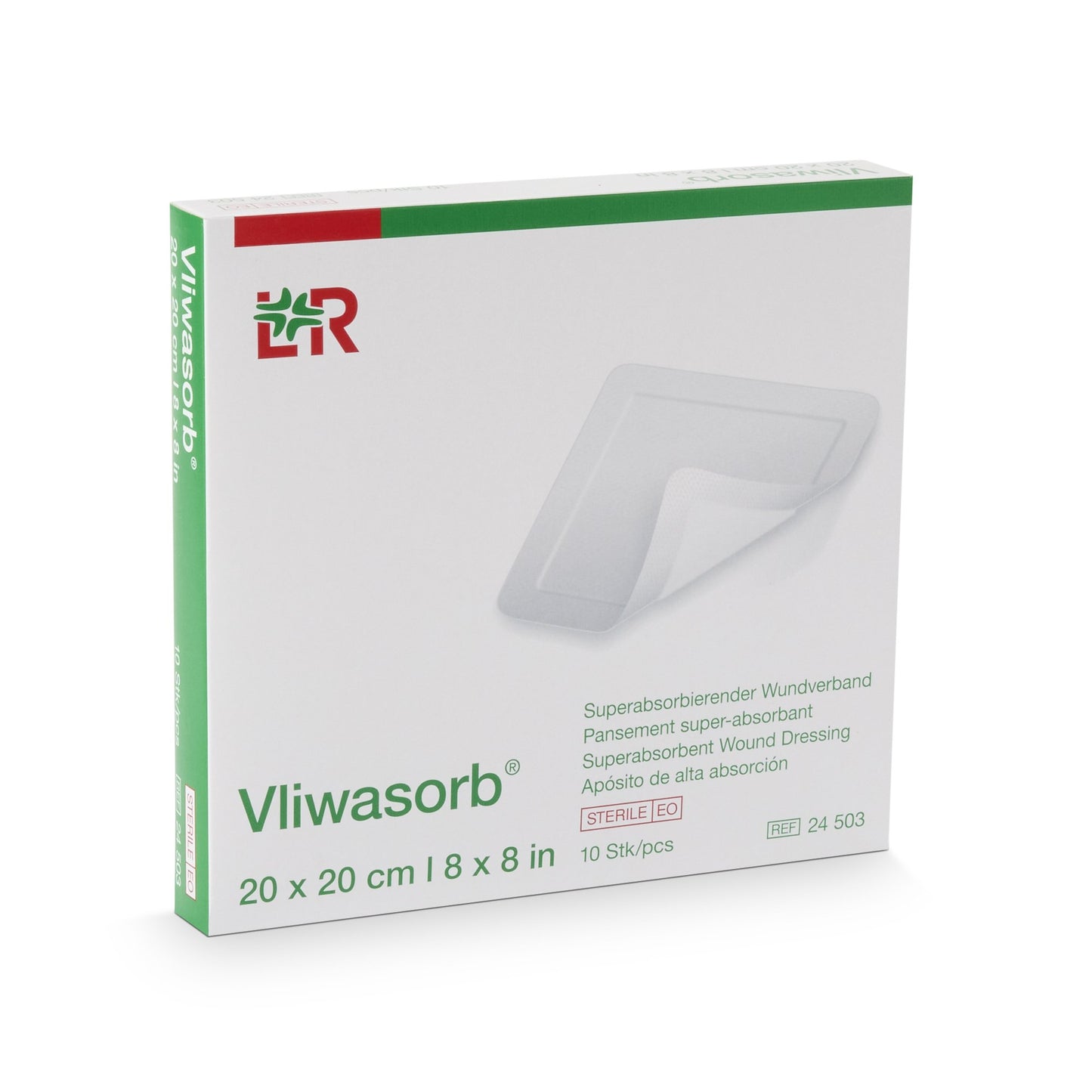 Vliwasorb® Superabsorbent Wound Dressing, 8 x 8 Inch 24503