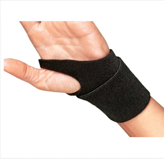 Wrist Support ProCare® Wraparound / Wristlet Nylon Left or Right Wrist Black One Size Fits Most - 79-82300