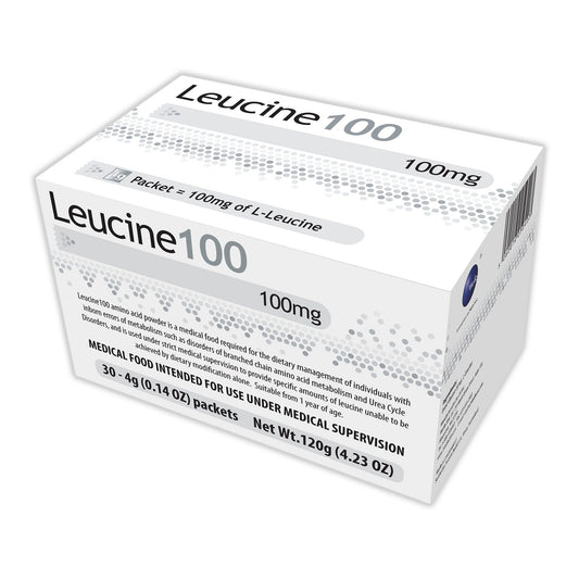 Oral Supplement Leucine 100 Unflavored Powder 4 Gram Individual Packet 812539020028