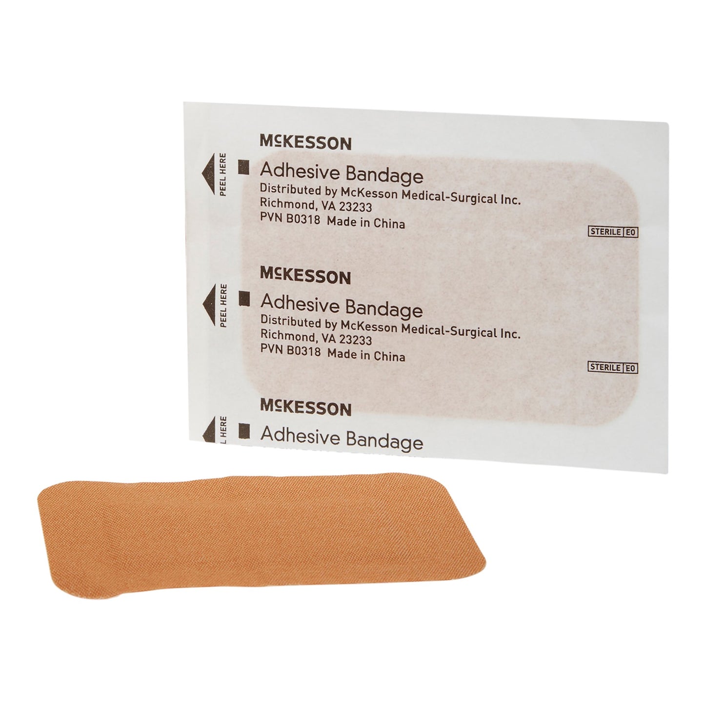 McKesson Tan Adhesive Strip, 2 x 3 Inch 16-4816