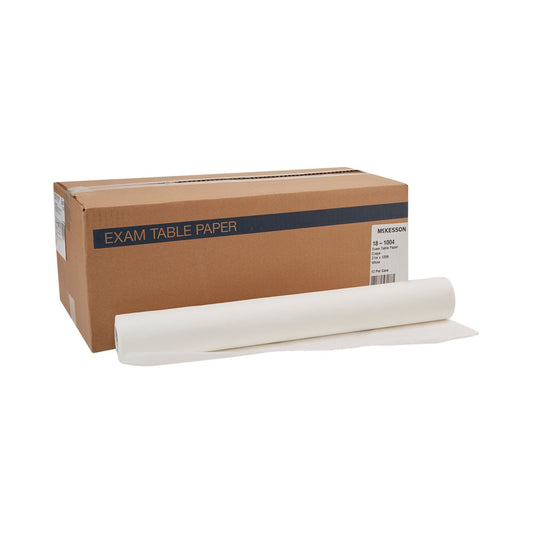 Table Paper McKesson 21 Inch Width 125 Foot Length White Crepe - 18-1004