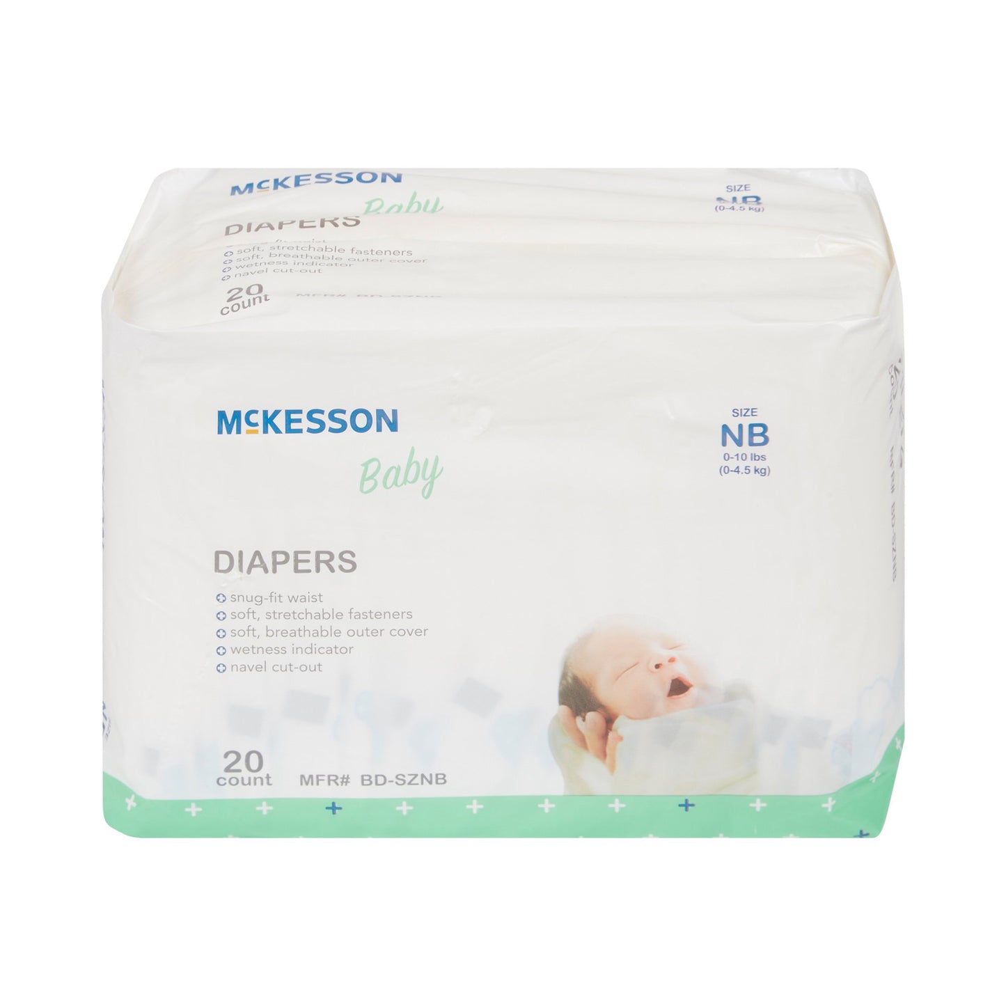 McKesson Baby Diapers, Newborn BD-SZNB