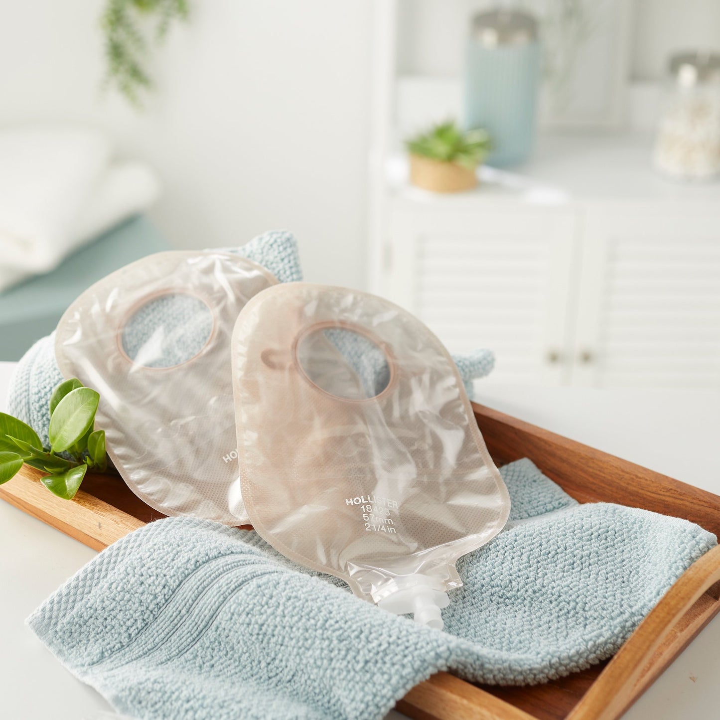 New Image™ Two-Piece Ultra-Clear Urostomy Pouch, 9 Inch Length, 2¼ Inch Flange 18423