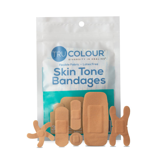 TruColour® Beige Adhesive Strip, Assorted Shapes and Sizes TCB-AASD