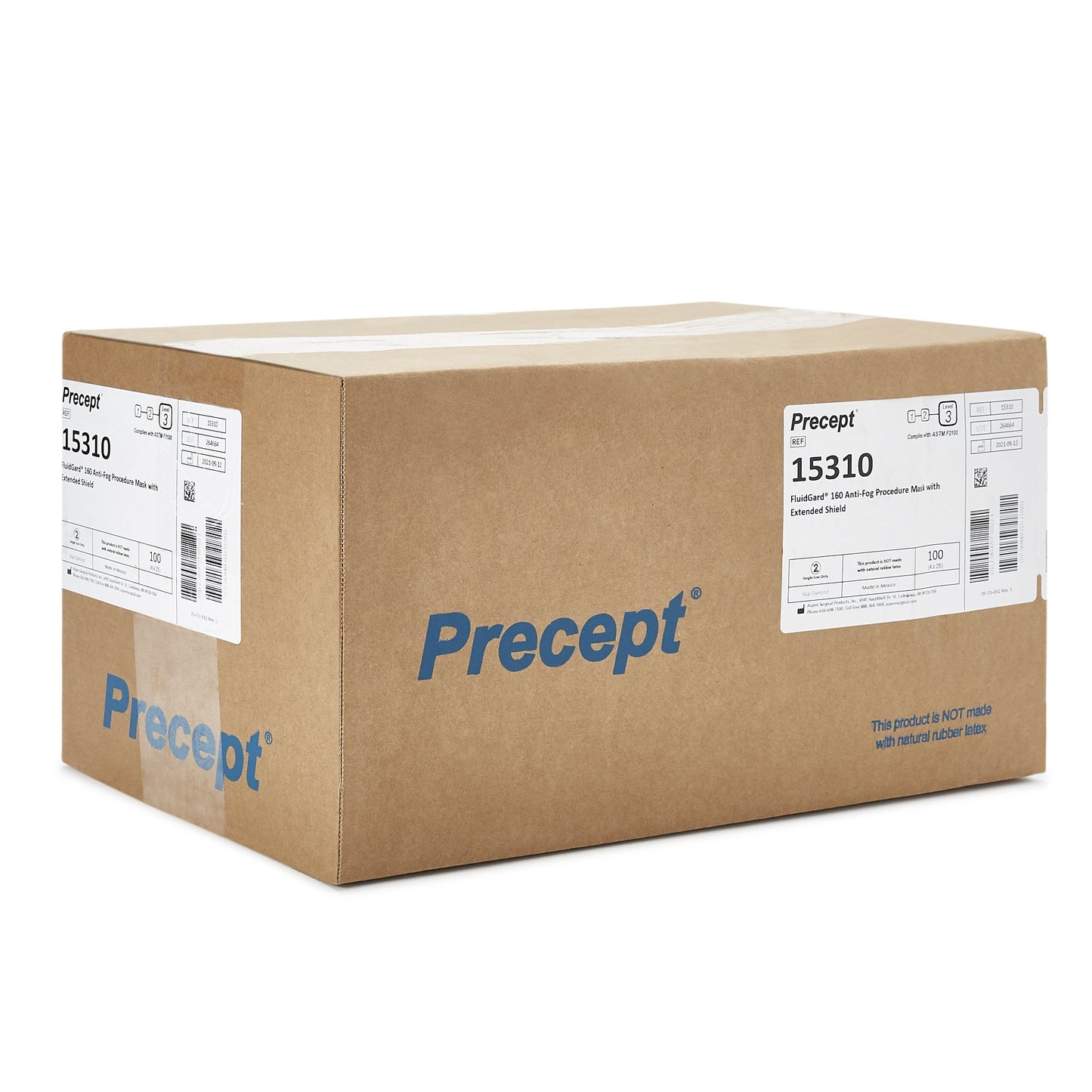 Fluidgard®160 Procedure Mask with Eye Shield 15310