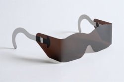 Post Mydriatic Glasses Easy Eyes Bronze Tint Film Lens Over Ear Adult - 250-805