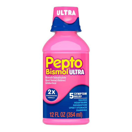 Anti-Diarrheal Pepto Bismol® 262 mg Strength Liquid 12 oz. - 37000001903