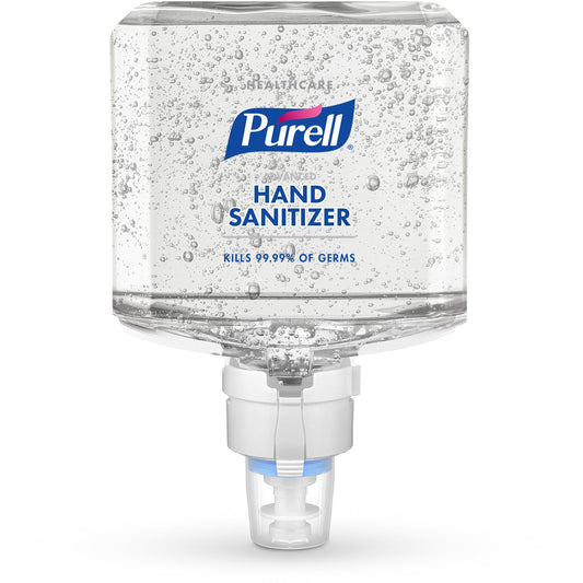 Hand Sanitizer Purell® Healthcare Advanced 1,200 mL Ethyl Alcohol Gel Dispenser Refill Bottle - 7763-02