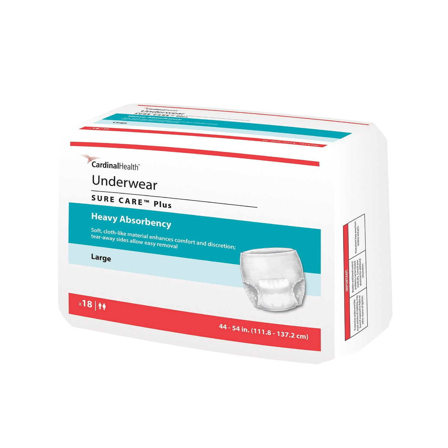 Sure Care™ Plus Heavy Absorbent Underwear, Extra Large 1625