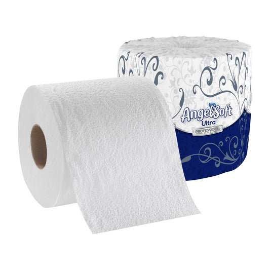 Angel Soft® Ultra Professional Series Toilet Paper, Soft, Absorbent, Two-Ply 16560