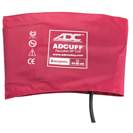 Reusable Blood Pressure Cuff Adcuff™ 44 to 66 cm Arm Nylon Cuff Bariatric Cuff - 845-12BXBD-1