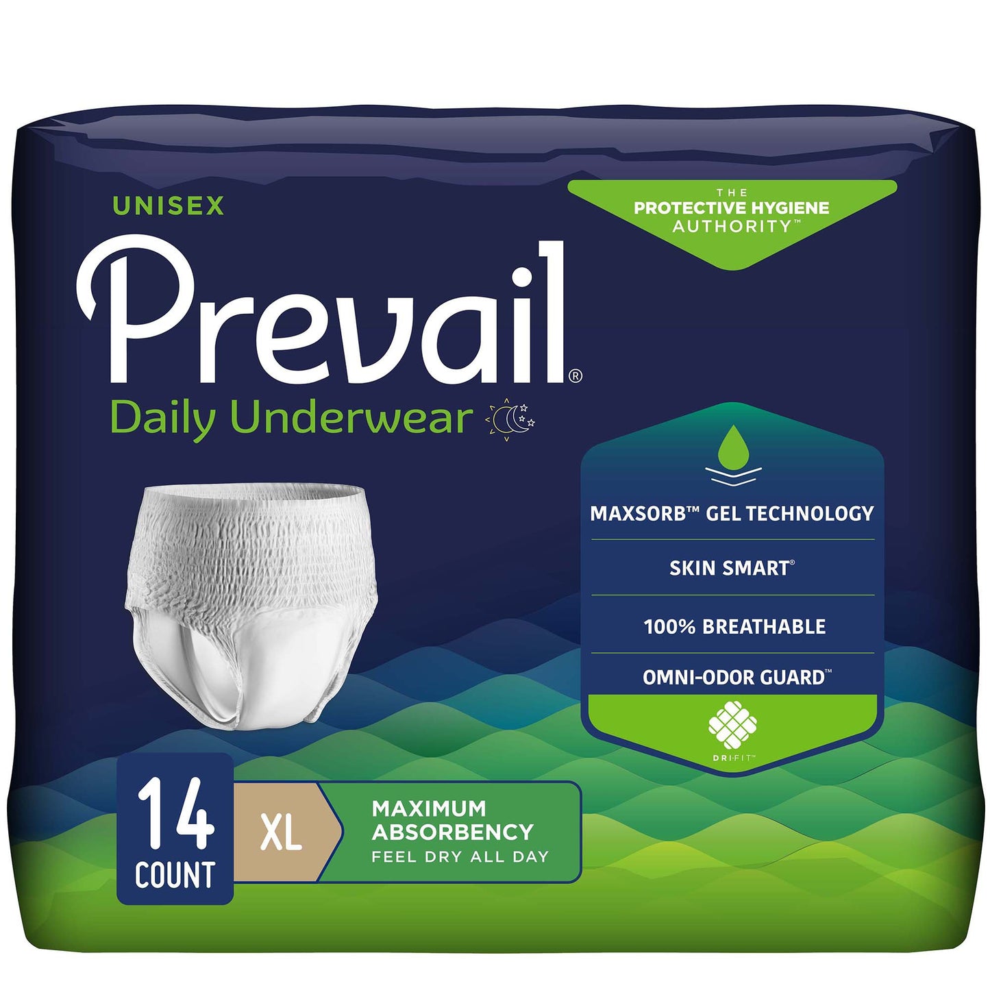 Prevail® Maximum Absorbent Underwear, Extra Large | PVS-514 Medsitis.com_Medsitis_Medical_Supply_1