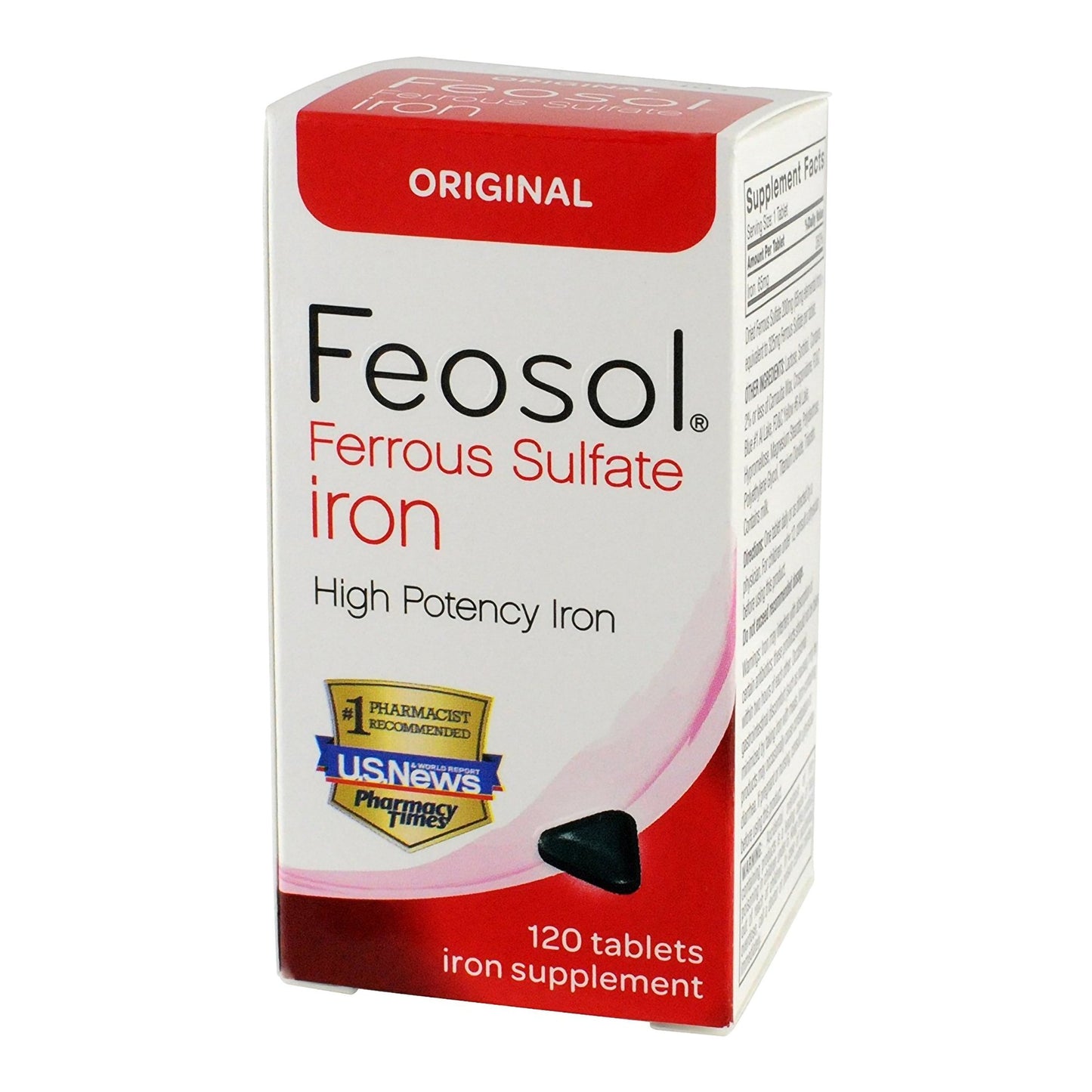 Feosol Ferrous Sulfate Iron Tablets Original 34601709712