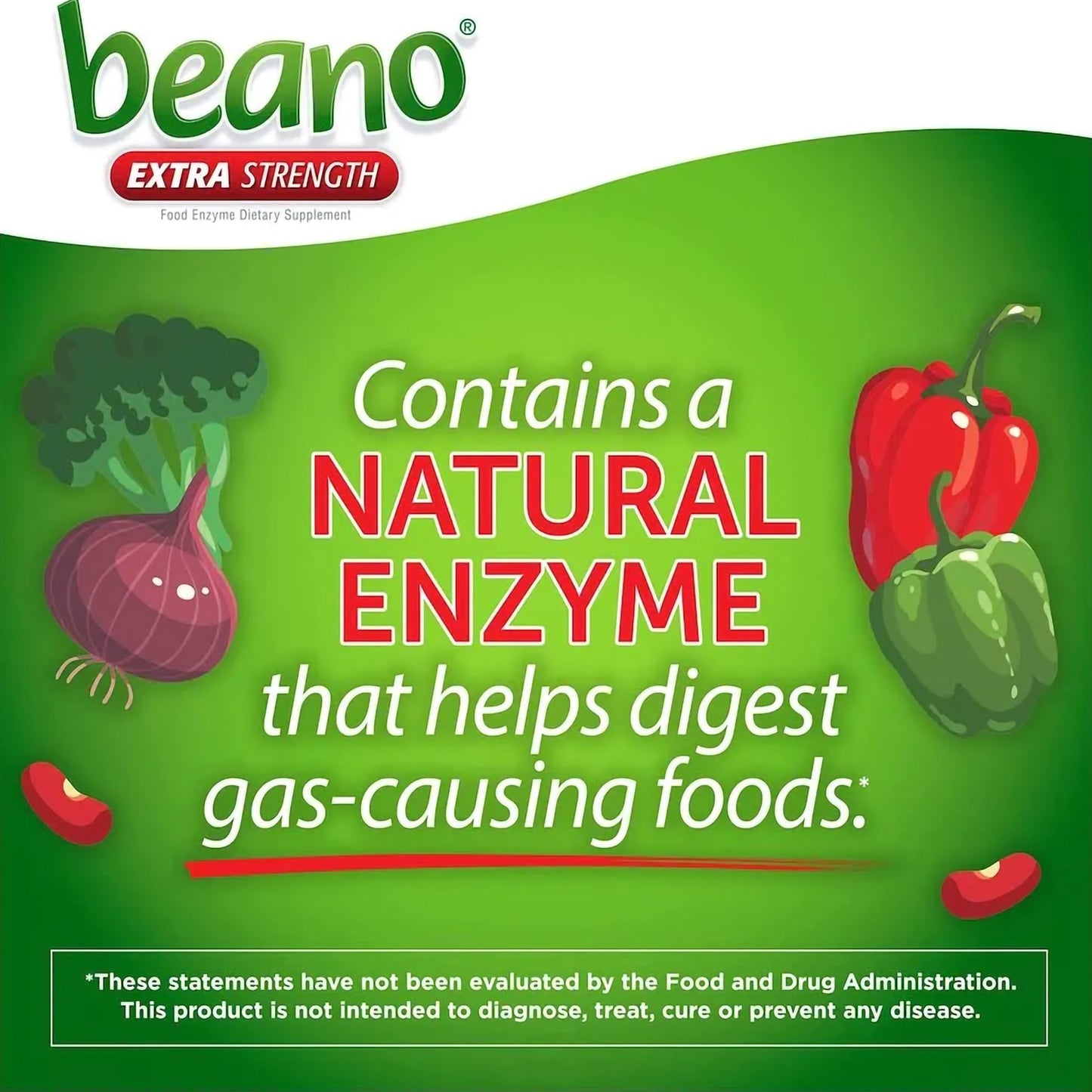 Beano® Extra Strength Food Enzyme Tablets 04203710300