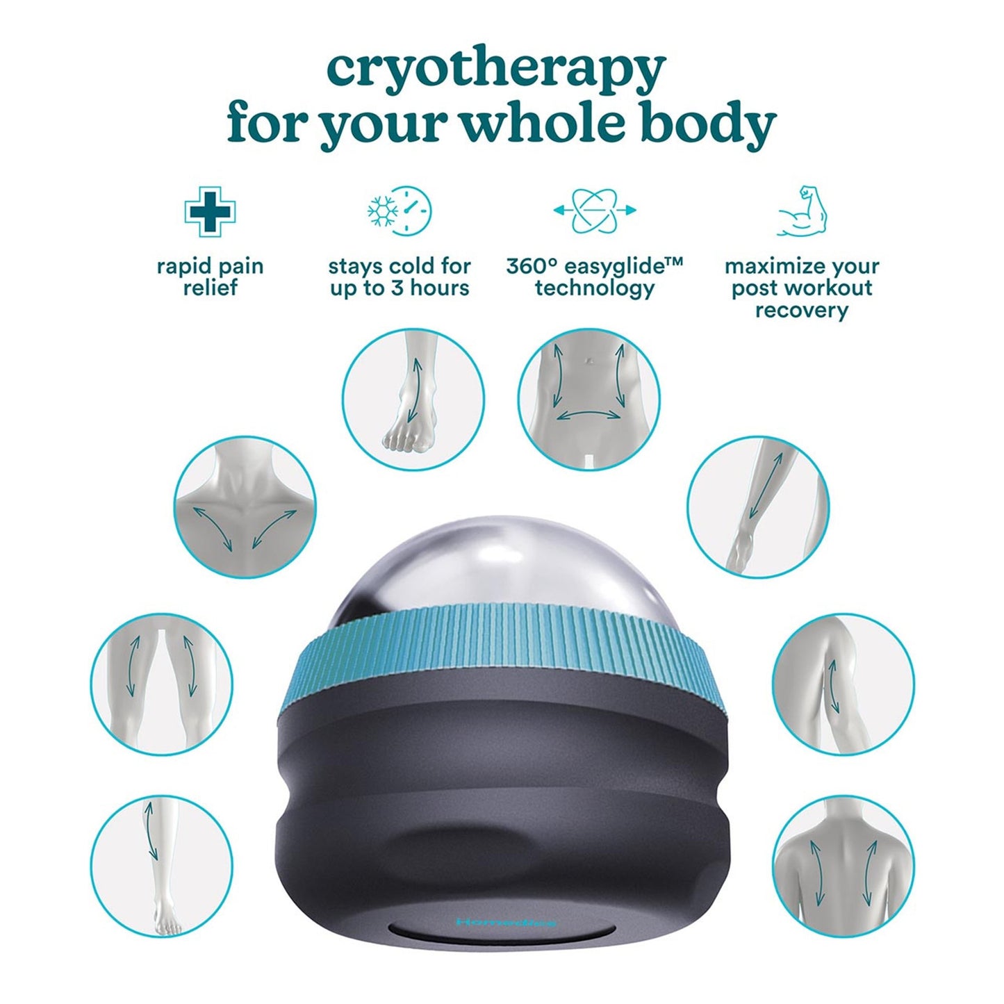 Hand-Held Cold Massager Homedics® IcyGlide™ SR-10J