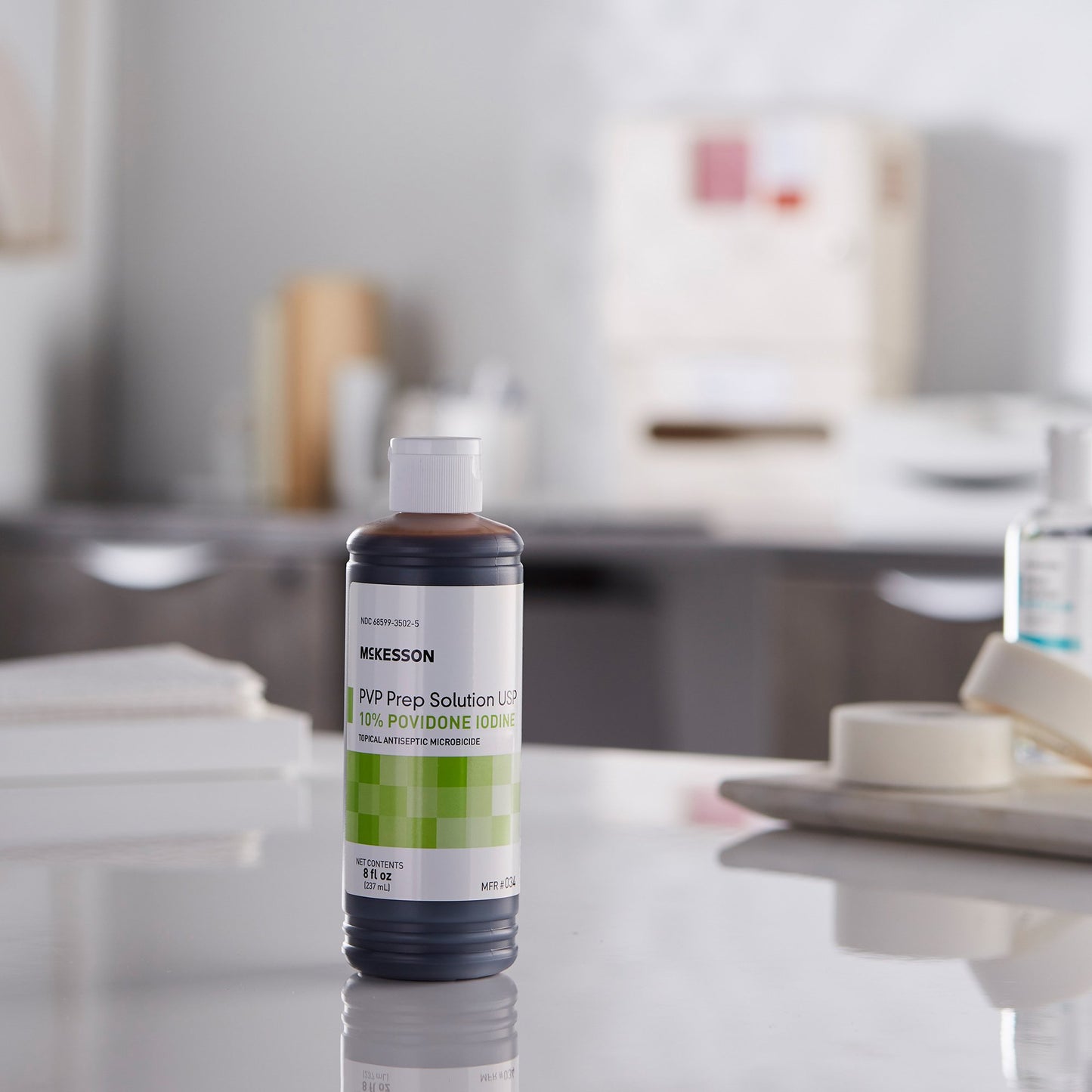 McKesson Microbicide Antiseptic PVP Scrub Solution, 8-ounce bottle 034