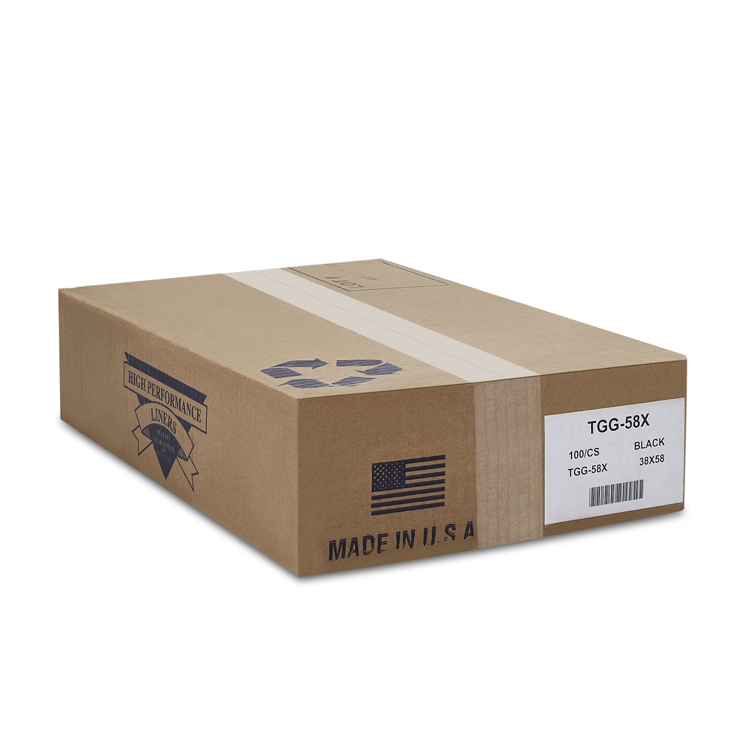 Colonial Trash Bag Premium Black Liner, 60 gal. TGG-58X