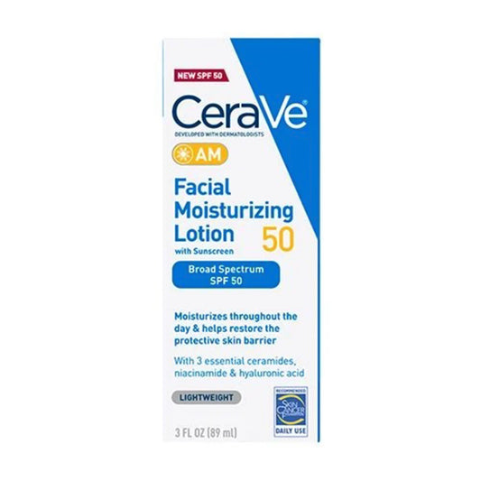 Facial Moisturizer with Sunscreen CeraVe® AM 3 oz. Bottle Unscented Lotion 60600061263