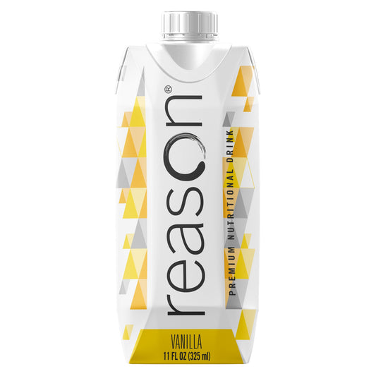 Oral Supplement Reason™ Vanilla Flavor Liquid 11 oz. Reclosable Carton - B0BVG12VN1