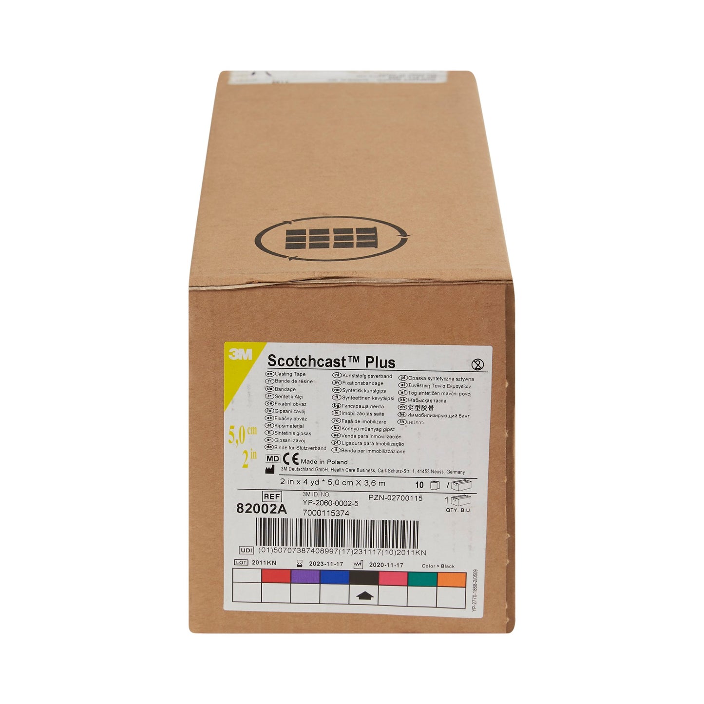 3M™ Scotchcast™ Plus Black Cast Tape, 2 Inch x 4 Yard 82002A