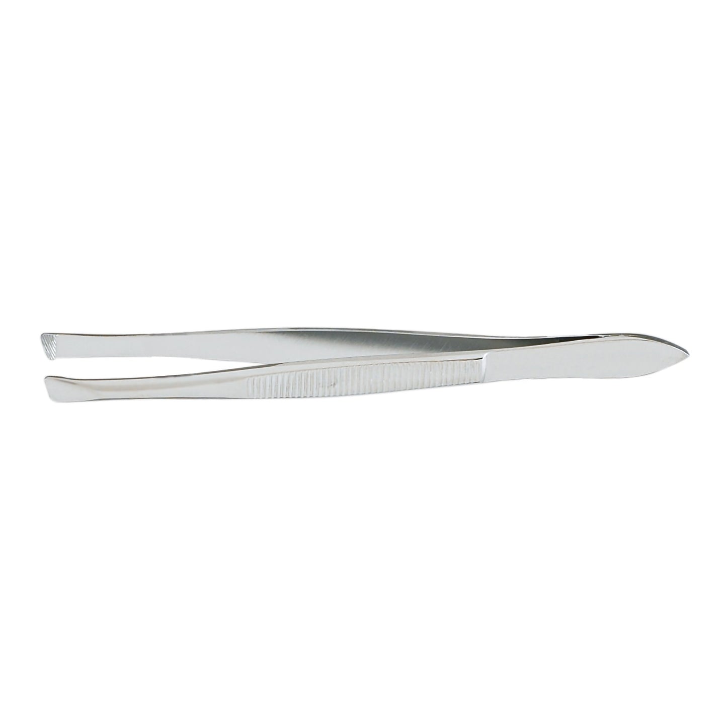 Cilia Forceps McKesson Bergh 3-1/2 Inch Length Floor / Office Grade Pakistani Stainless Steel NonSterile NonLocking Thumb Handle Straight Serrated Tip