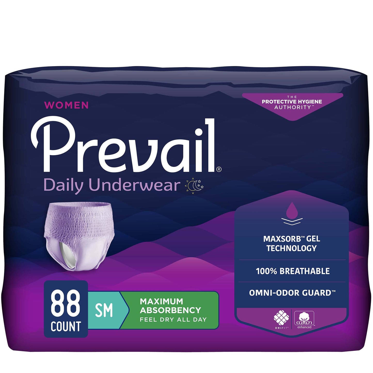 Prevail® Daily Underwear Maximum Absorbent Underwear, Small PWC-511