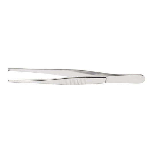 Tissue Forceps McKesson Argent™ 5-1/2 Inch Length OR / Surgical Grade German Stainless Steel NonSterile NonLocking Thumb Handle Straight 1 X 2 Teeth -