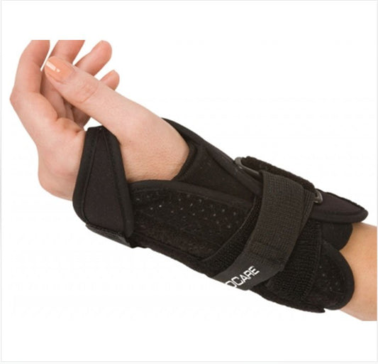 Wrist Brace ProCare® Quick-Fit® Felt / Nylon Left Hand Black One Size Fits Most - 79-87470