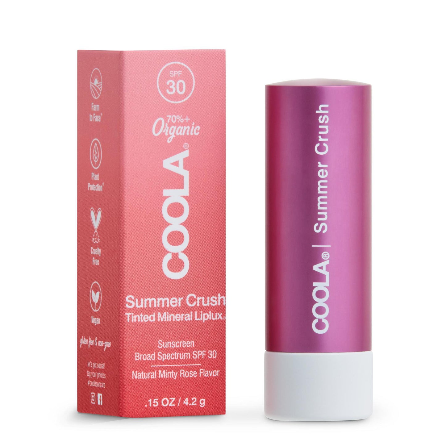 Tinted Lip Balm with Sunscreen Mineral Liplux® 0.15 oz. Tube - CL10268