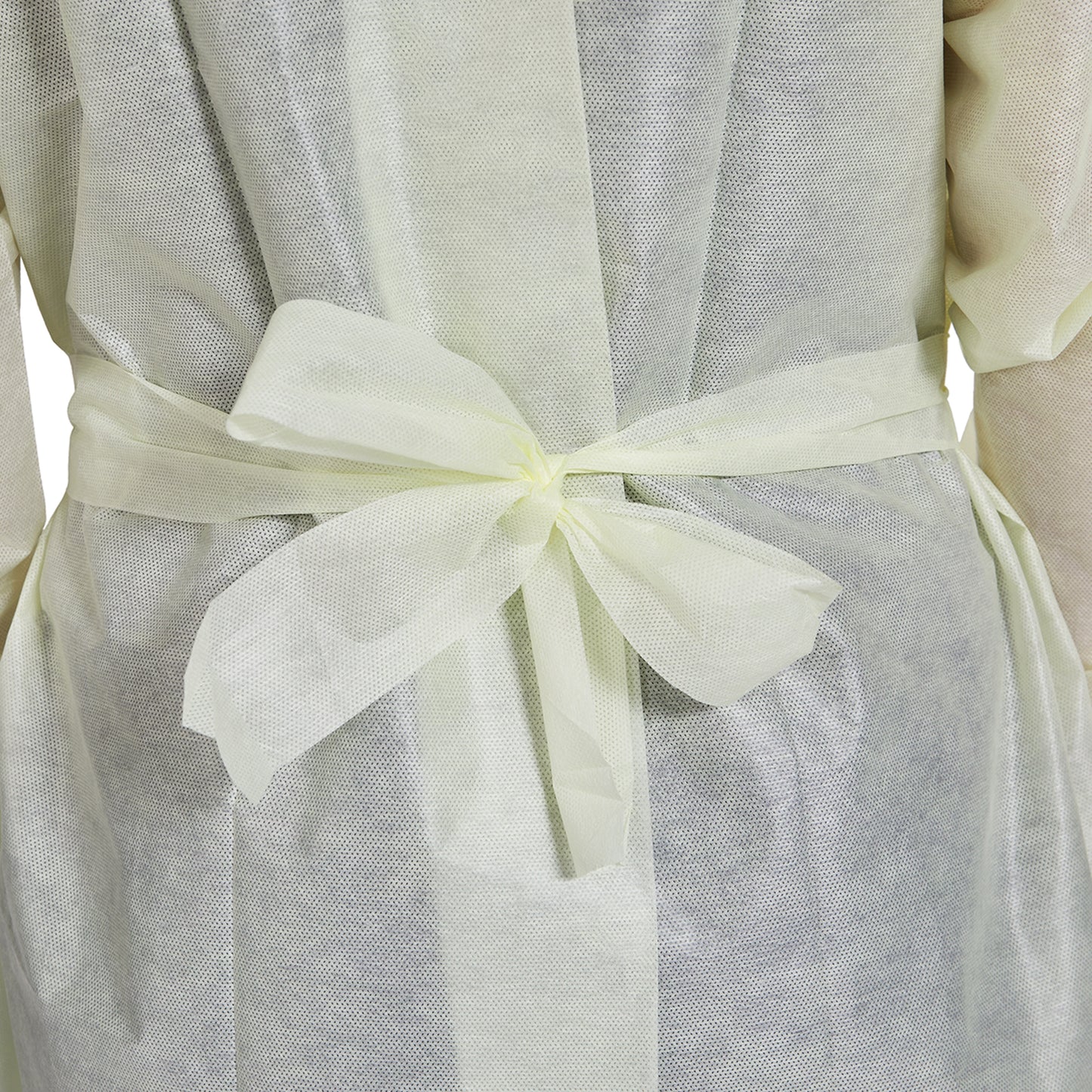 McKesson AAMI Level 2 Isolation Gown, Tape Tab Neck Style, Extra Large, Yellow 16-L2TNWT6Y-XL