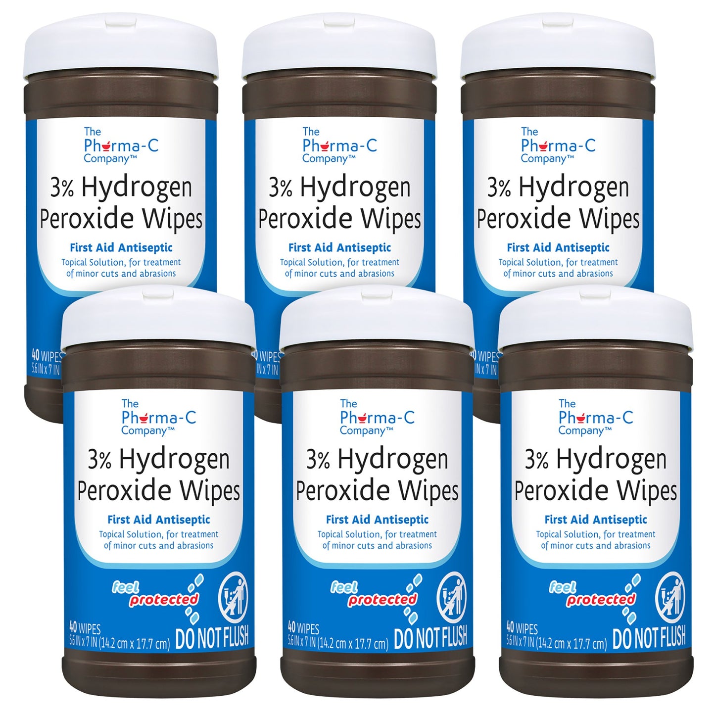 Pharma-C-Wipes® Hydrogen Peroxide Antiseptic 63-13271