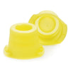 McKesson Tube Closure Polyethylene Snap Cap Yellow 12 mm / 13 mm / 16 mm (Universal) Fits Most 12mm, 13mm and 16mm Evacuated Glass Blood Collection Tu