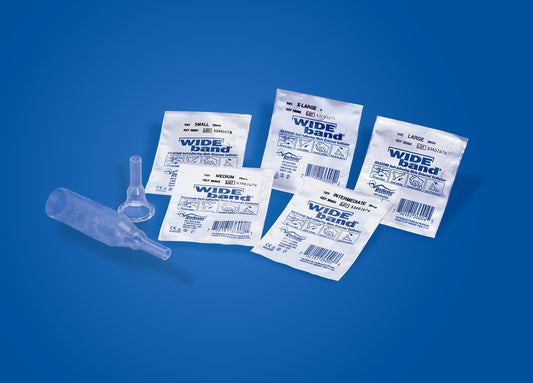 Male External Catheter Wide Band® Self-Adhesive Band Silicone Small - 36101