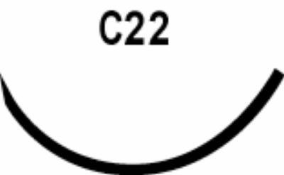 Surgical Specialties LOOK Suture with C22 Needle 915B, DZ