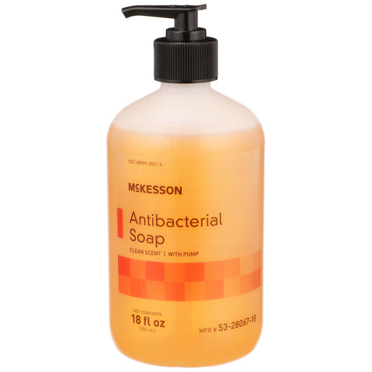 McKesson Clean Scent Antibacterial Soap, 18-ounce bottle 53-28067-18