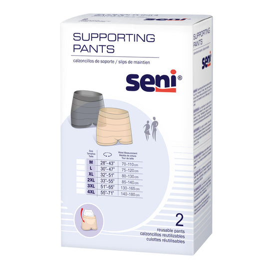 Seni® Pull On Boxer Style Knit Pant, 3X-Large, Unisex S-3X02-US1