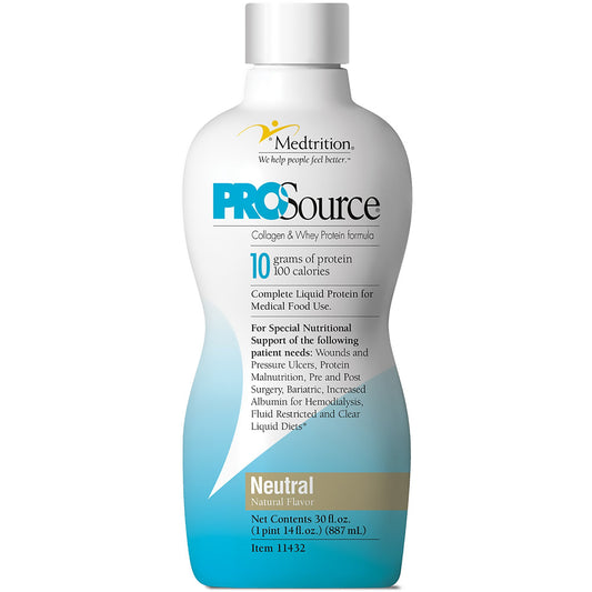 Oral Supplement ProSource® Neutral Flavor Liquid 30 oz. Bottle - 11432