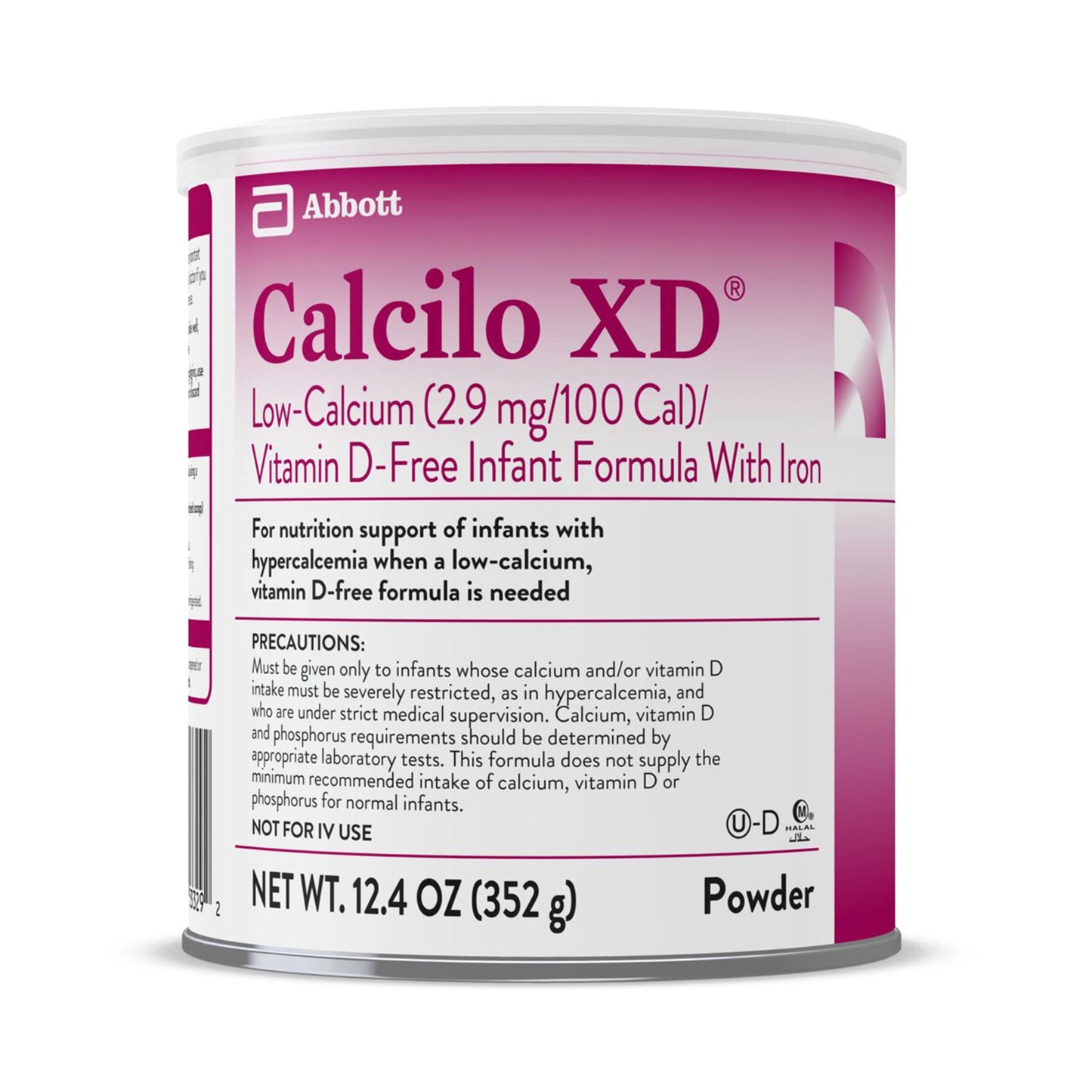 Infant Formula Calcilo XD® Unflavored 12.4 oz. Can Powder Low Calcium Hypercalcemia - 53328