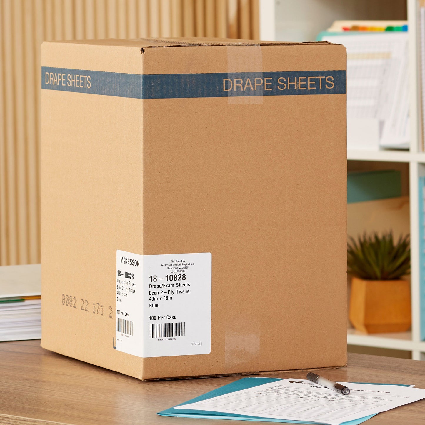 McKesson Nonsterile Physical Exam Drape, 40 x 48 Inch 18-10828