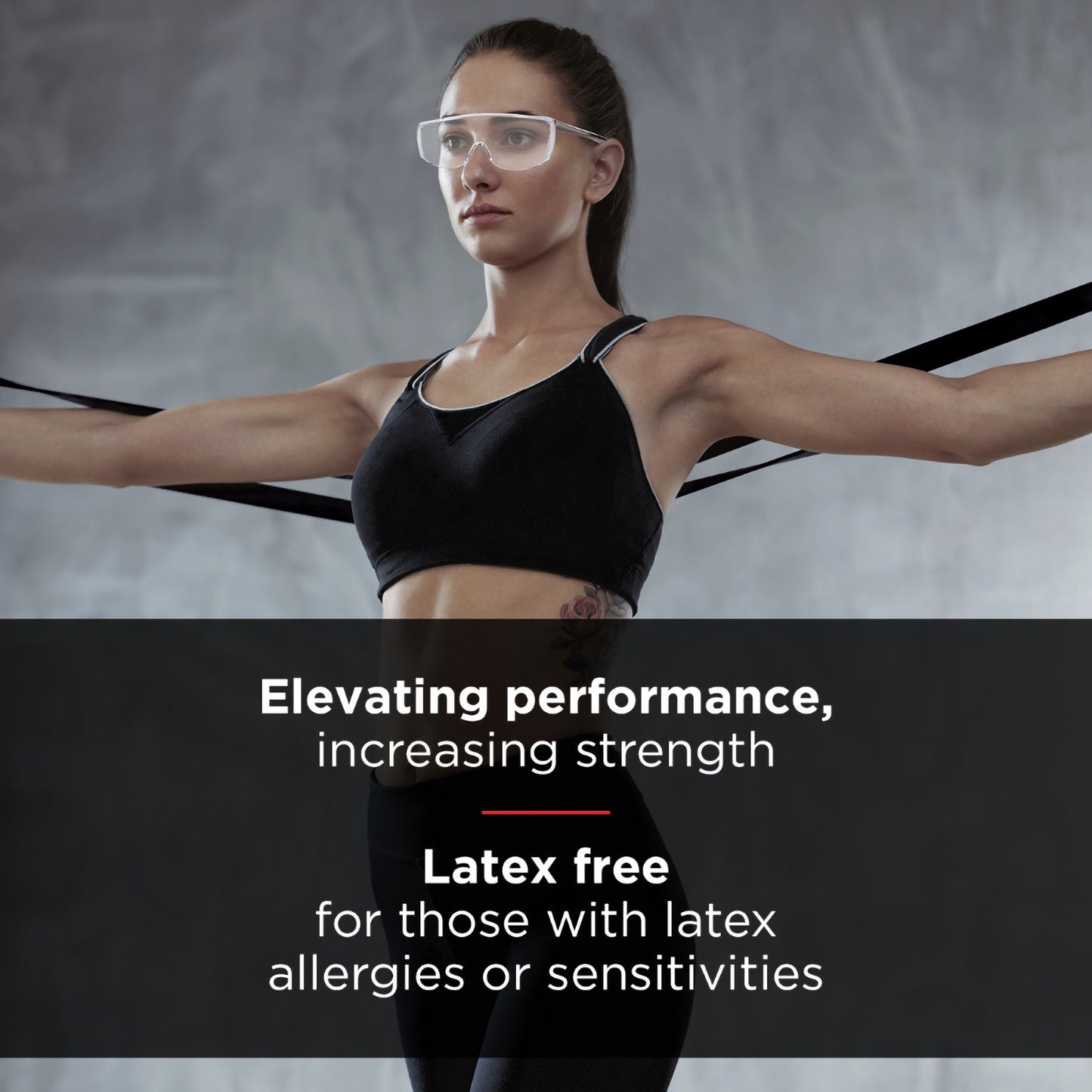 TheraBand® Exercise Resistance Band, Black, 6 Inch x 25 Yard, X-Heavy Resistance 81234780