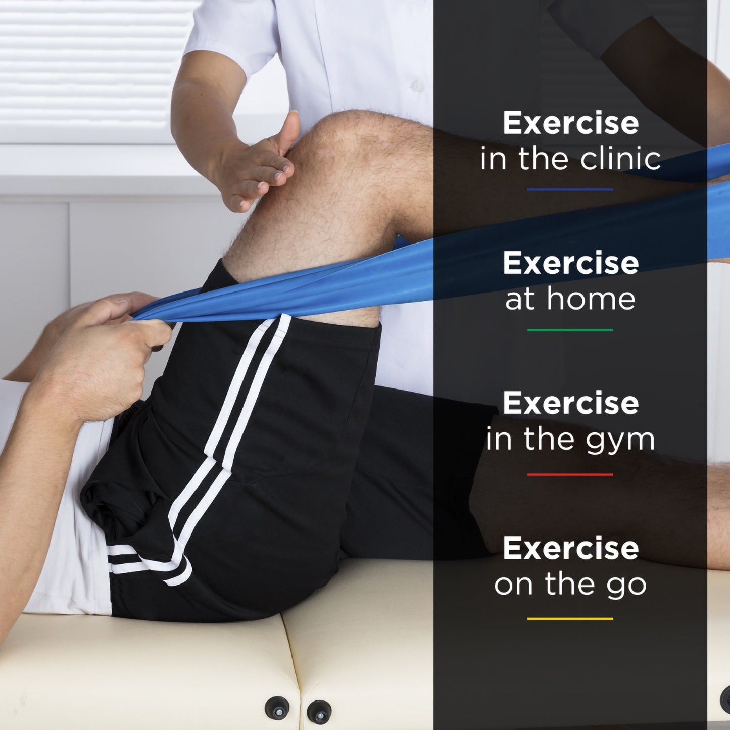 TheraBand® Exercise Resistance Band, Blue, 6 Inch x 25 Yard, X-Heavy Resistance 81234772