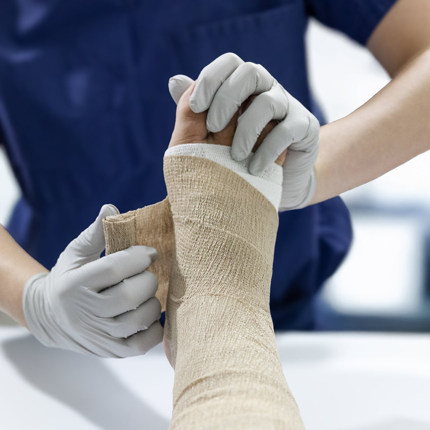 McKesson Self-adherent Closure 4 Layer Compression Bandage System 1008