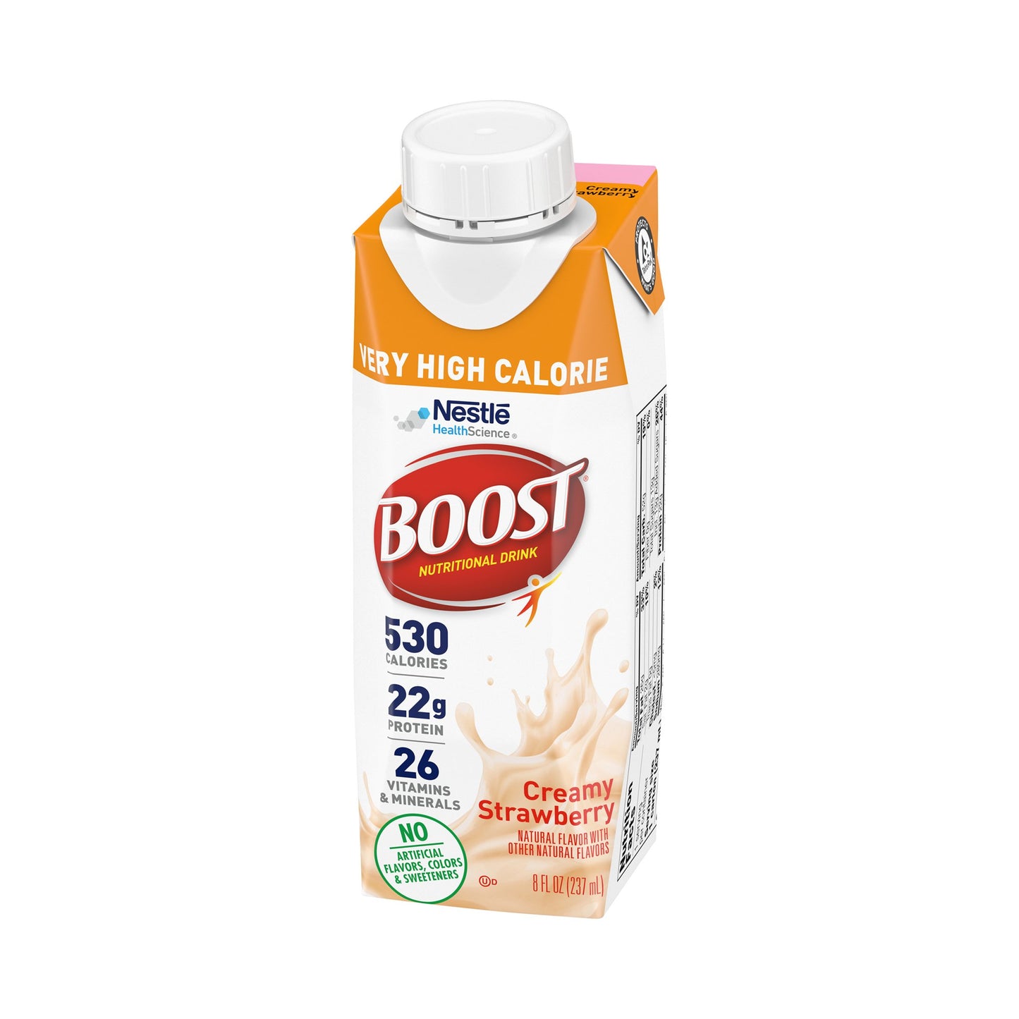 Boost® Very High Calorie Strawberry Nutritional Drink, 8-ounce carton 00043900661452