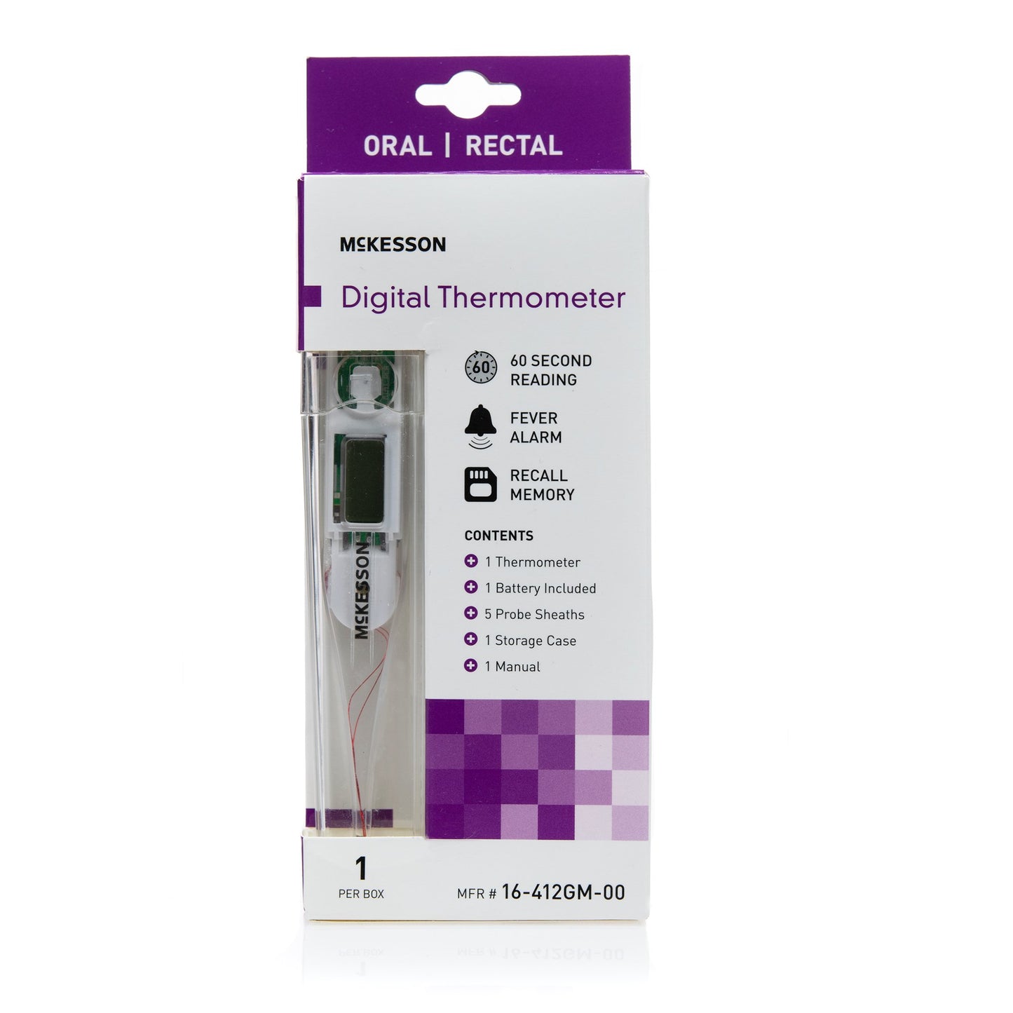 McKesson Digital Stick Thermometer 16-412GM-00