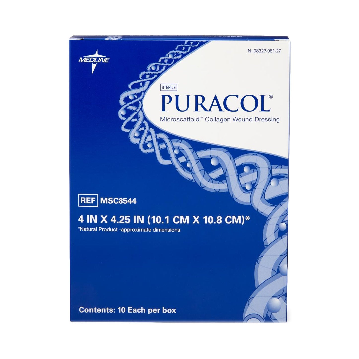 Puracol™ Collagen Dressing, 4 x 4¼ Inch MSC8544