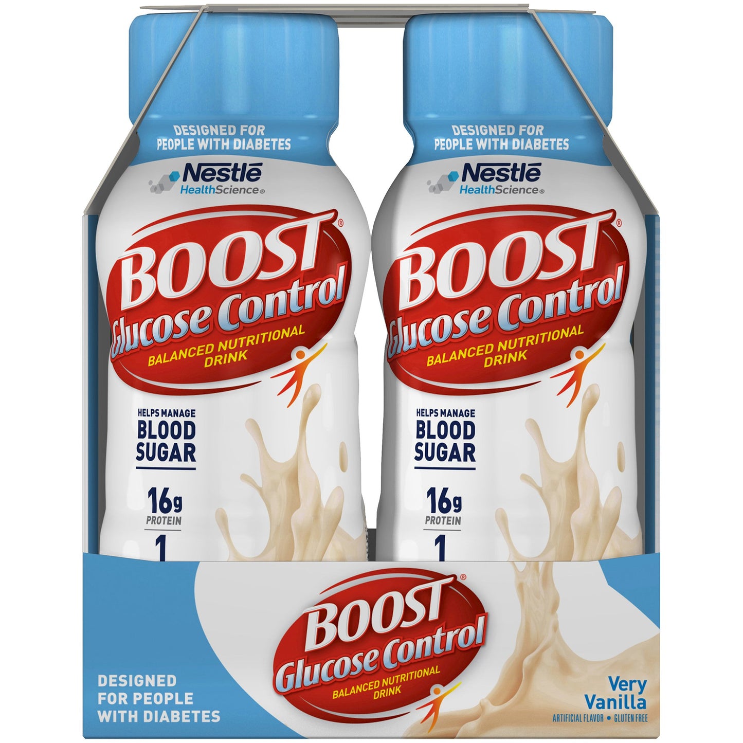Boost® Glucose Control Vanilla Balanced Nutritional Drink, 8-ounce Bottle 00041679157800