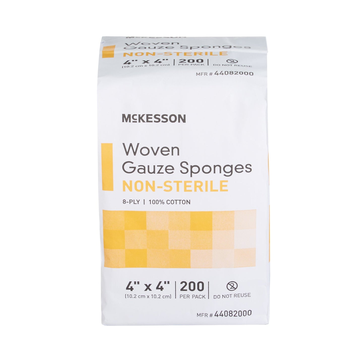 McKesson Gauze Sponge, 4 x 4 Inch, Eight Ply 44082000