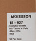 McKesson Blue Flat Stretcher Sheet, 40 x 72 Inch 18-927