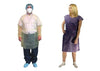 Patient Exam Gown Medium Dark Blue Disposable - 304