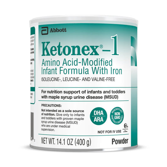 Infant Formula Ketonex®-1 Unflavored 14.1 oz. Can Powder Amino Acid / Iron Maple Syrup Urine Disease (MSUD) - 67048
